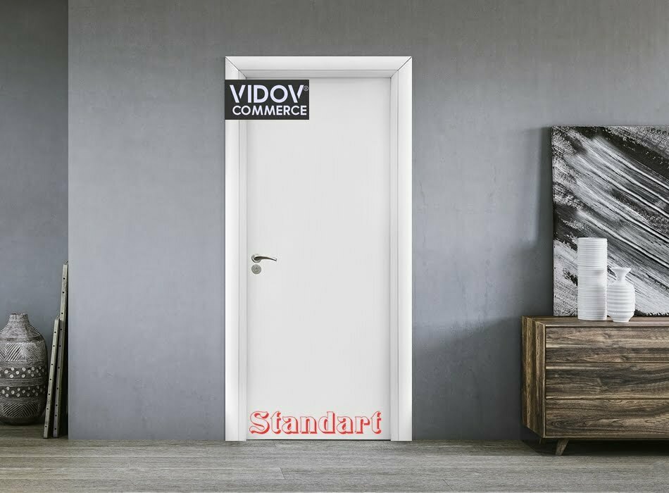 Интериорна врата Стандарт модел 030 бял