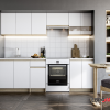 Комплект кухня Katarina LUX Бял