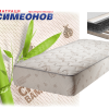 Еднолицев пружинен матрак Бамбук с мемори пяна