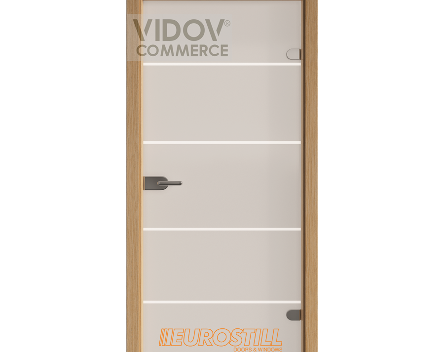 Alternative view of Стъклена интериорна врата Glass модел GD2