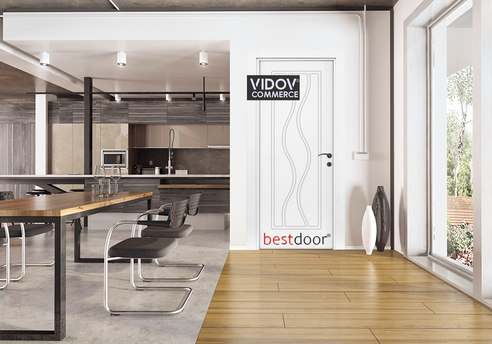 Интериорна врата BEST Door Volna P Бял