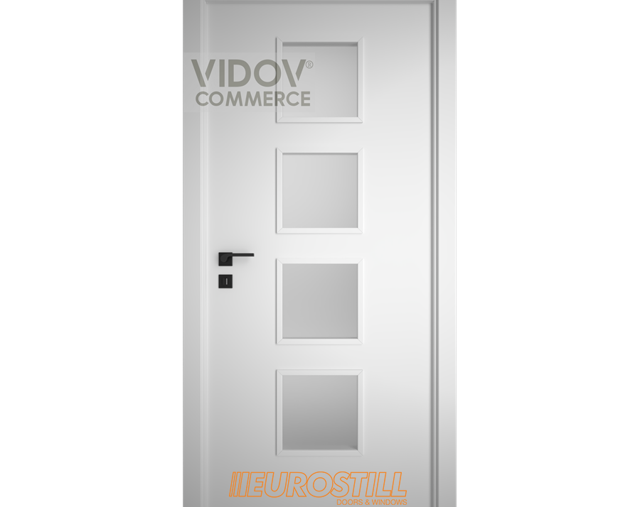 Alternative view of Интериорна врата Comfort модел 4SQ Бяла