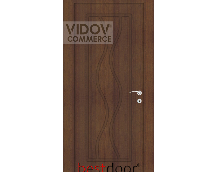 Alternative view of Интериорна врата BEST Door Волна P Златна Елха