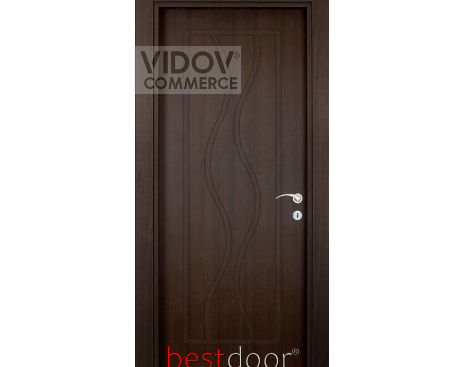 Alternative view of Интериорна врата BEST Door Volna P Кестен