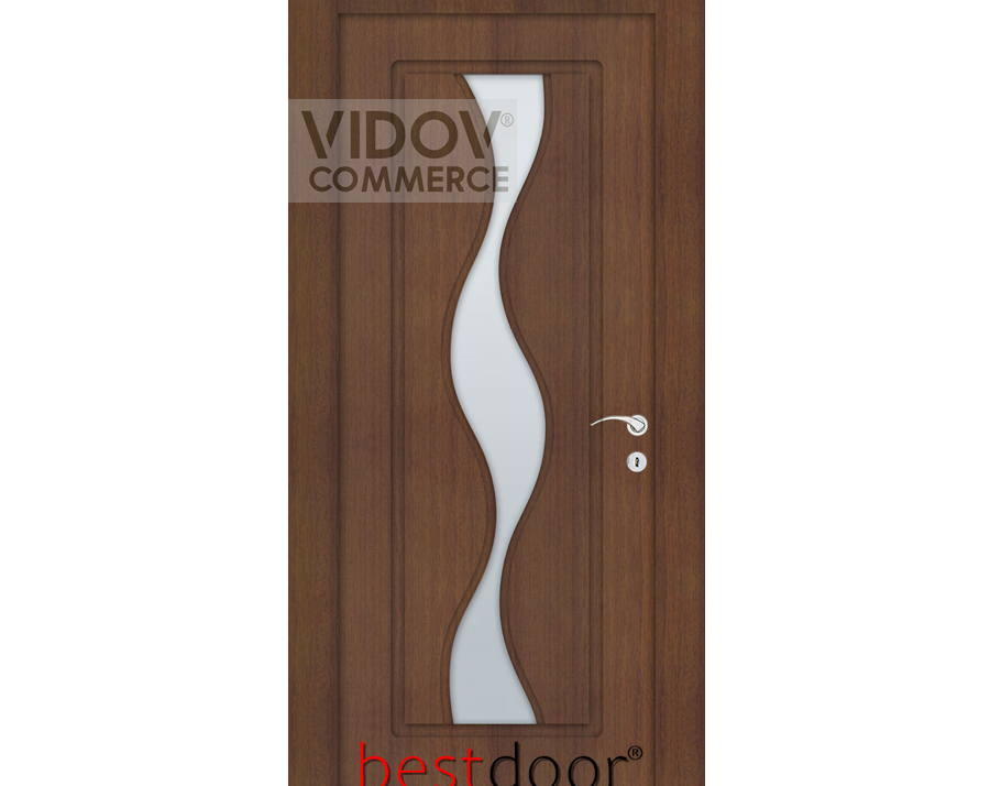 Alternative view of Интериорна врата BEST Door Volna Златна Елха