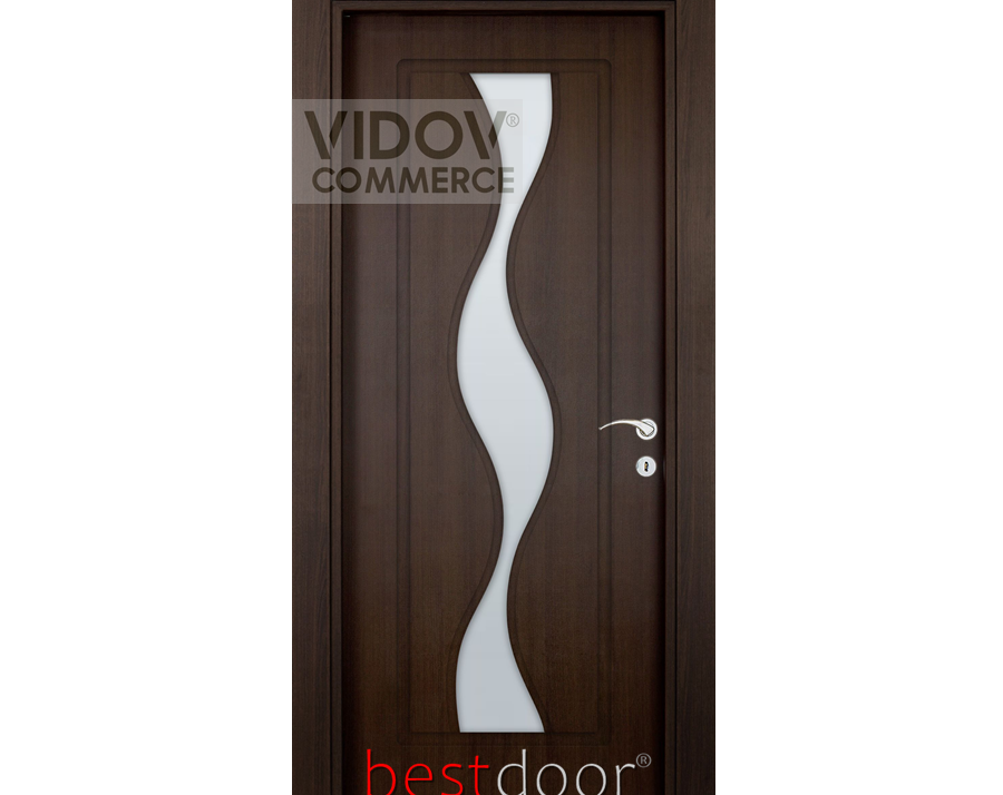 Alternative view of Интериорна врата BEST Door Волна Кестен