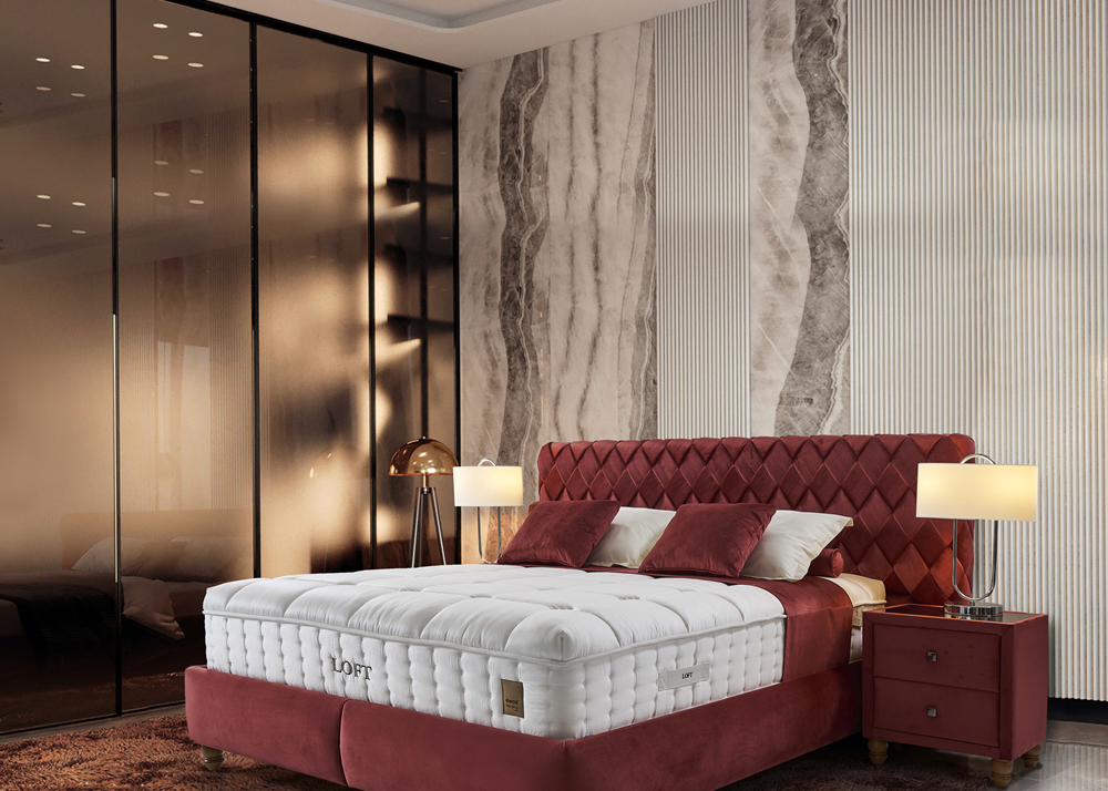 Тапицирано спално легло Aston