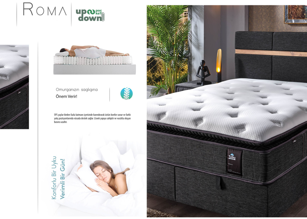 Alternative view of Тапицирана спалня Roma с луксозен матрак