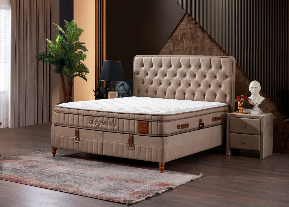 Alternative view of Тапицирано легло Begonvil с матрак Begonvil