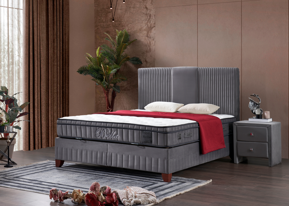 Alternative view of Тапицирано легло Bella с матрак Bella