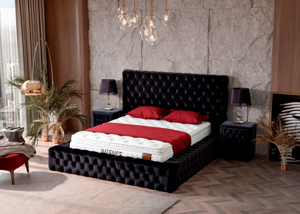 Alternative view of Тапицирано легло Diva с матрак Intence