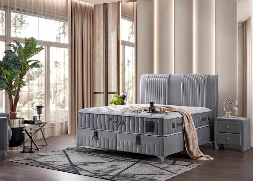 Alternative view of Тапицирано легло Energy с матрак Energy