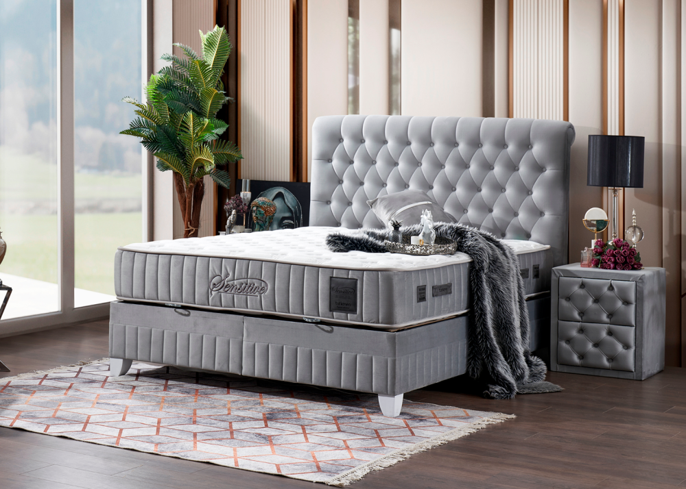 Alternative view of Тапицирано легло Sensitive с матрак Sensitive