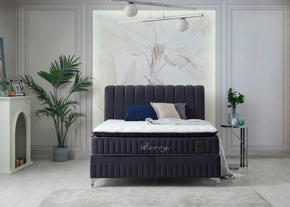 Alternative view of Тапицирано легло Berry с матрак Berry