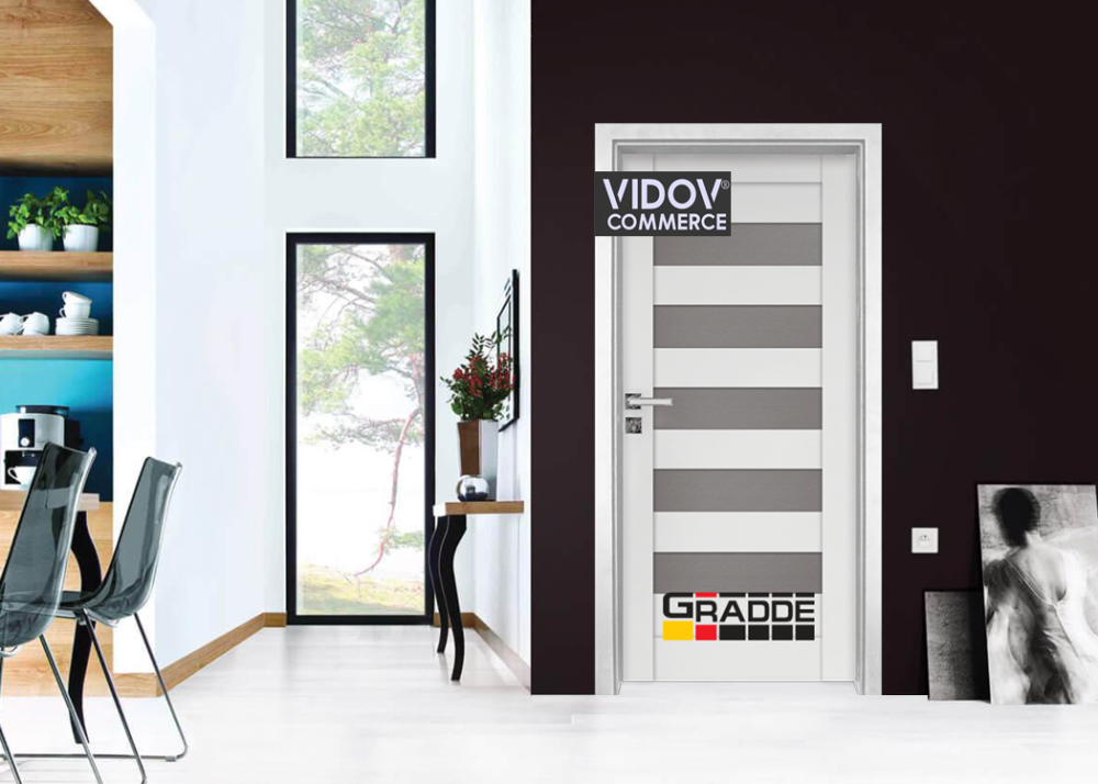 Интериорна врата Aaven Glas Бял Мат