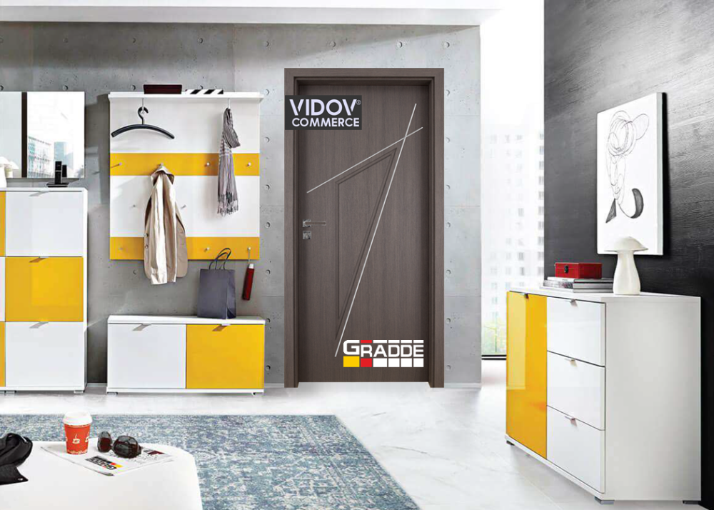 Интериорна врата Kristal Voll 4-1 Череша Сан Диего