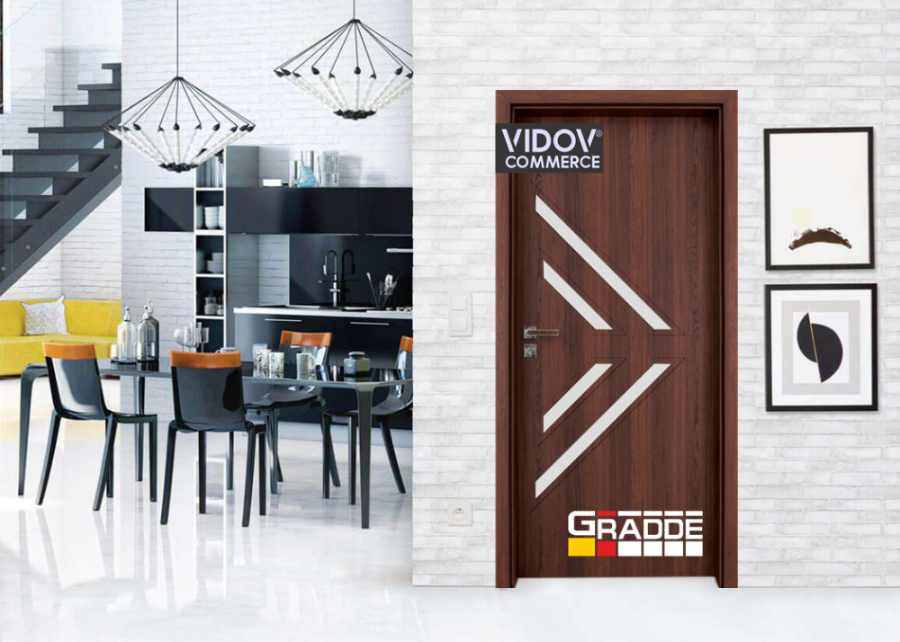 Интериорна врата Paragon Glas 3-4 Шведски Дъб