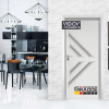 Интериорна врата Paragon модел Glas 3-4 Бял Мат