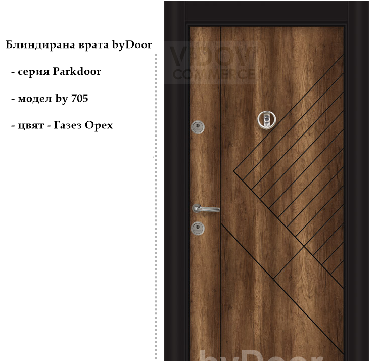 Alternative view of Блиндирана врата Parkdoor by 705