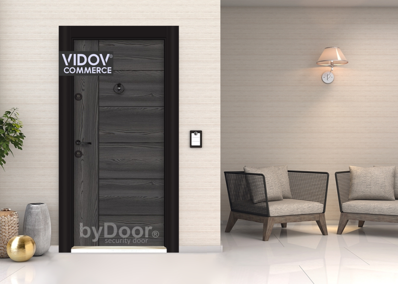 Блиндирана врата Parkdoor by 708 Тъмен Думан