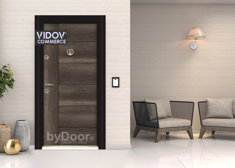 Блиндирана врата Parkdoor by 708 Тъмен Отантик
