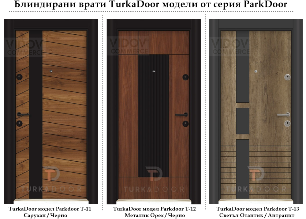 Alternative view of Блиндирана врата TurkaDoor Parkdoor T-11