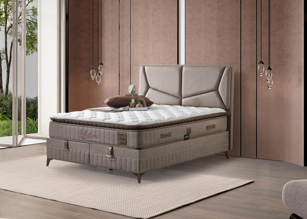 Alternative view of Тапицирано легло Lisbon с матрак Lisbon