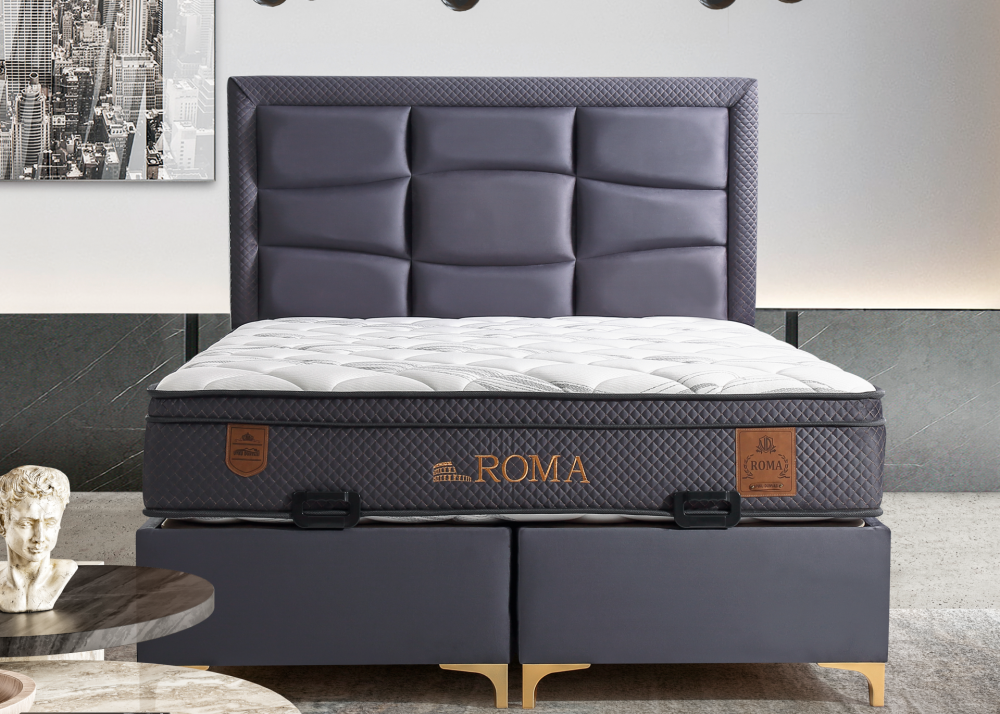 Alternative view of Тапицирано легло Roma Uyku Dünyasi Сив Диамант - с матрак или без матрак