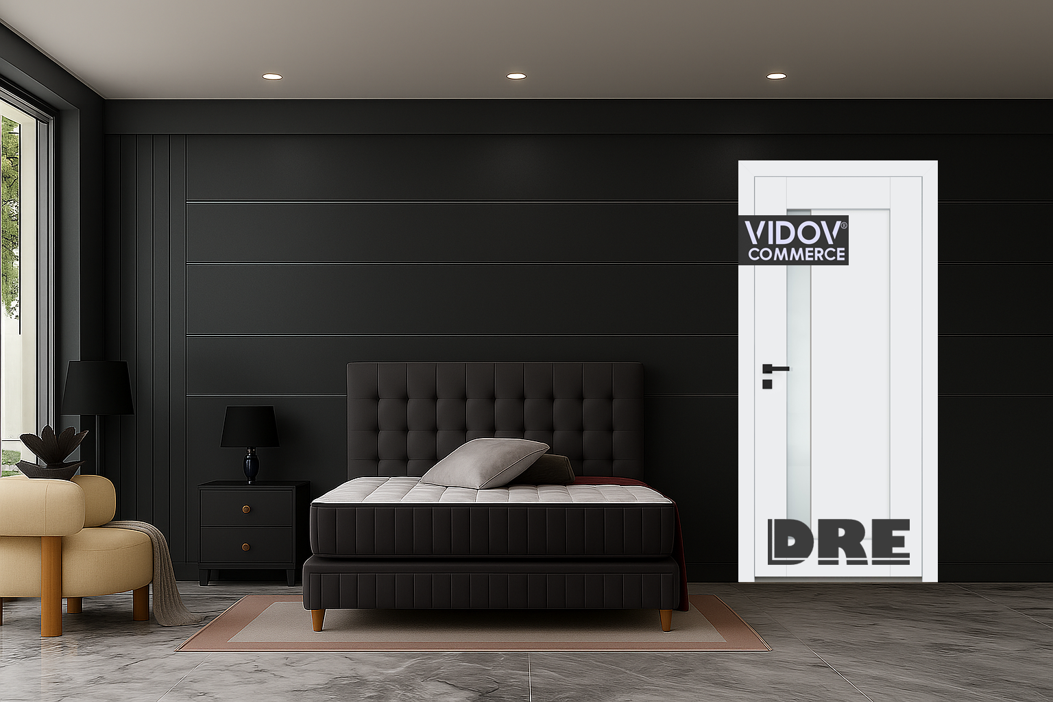 Интериорна врата Estra 11 Бял Мат