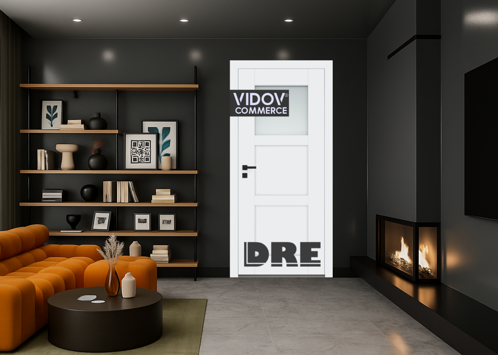 Интериорна врата Estra 2 Бял Мат