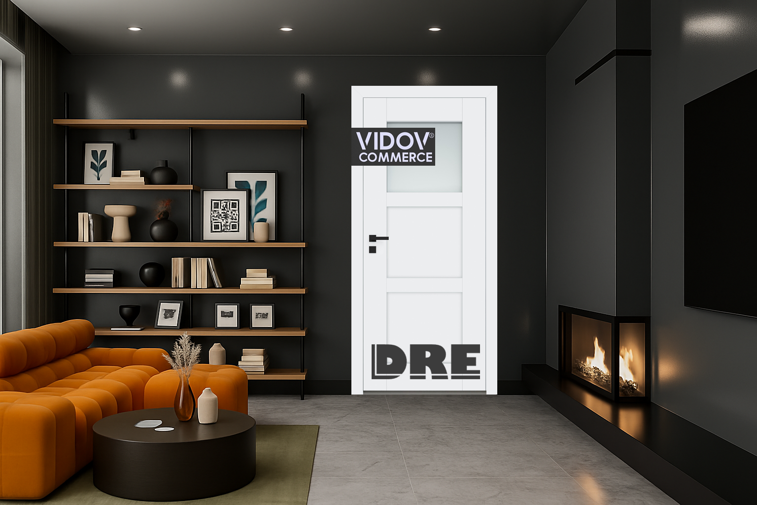 Интериорна врата Estra 2 Бял Мат