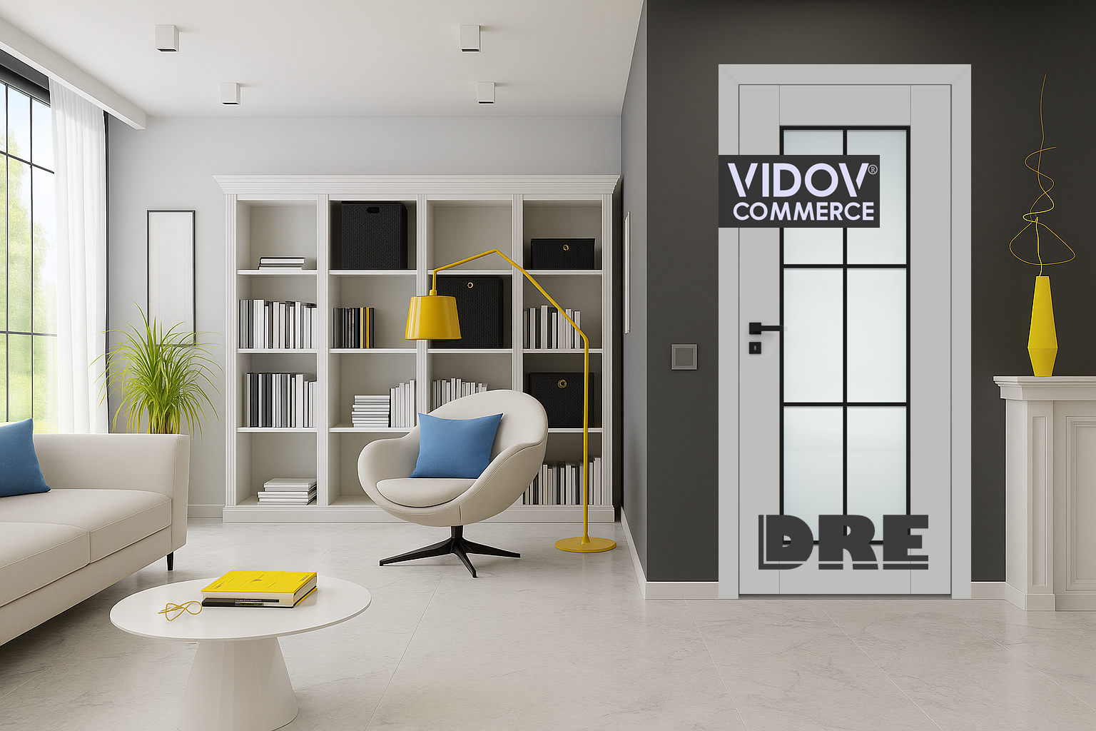 Интериорна врата Estra 7 Светло Сив Мат