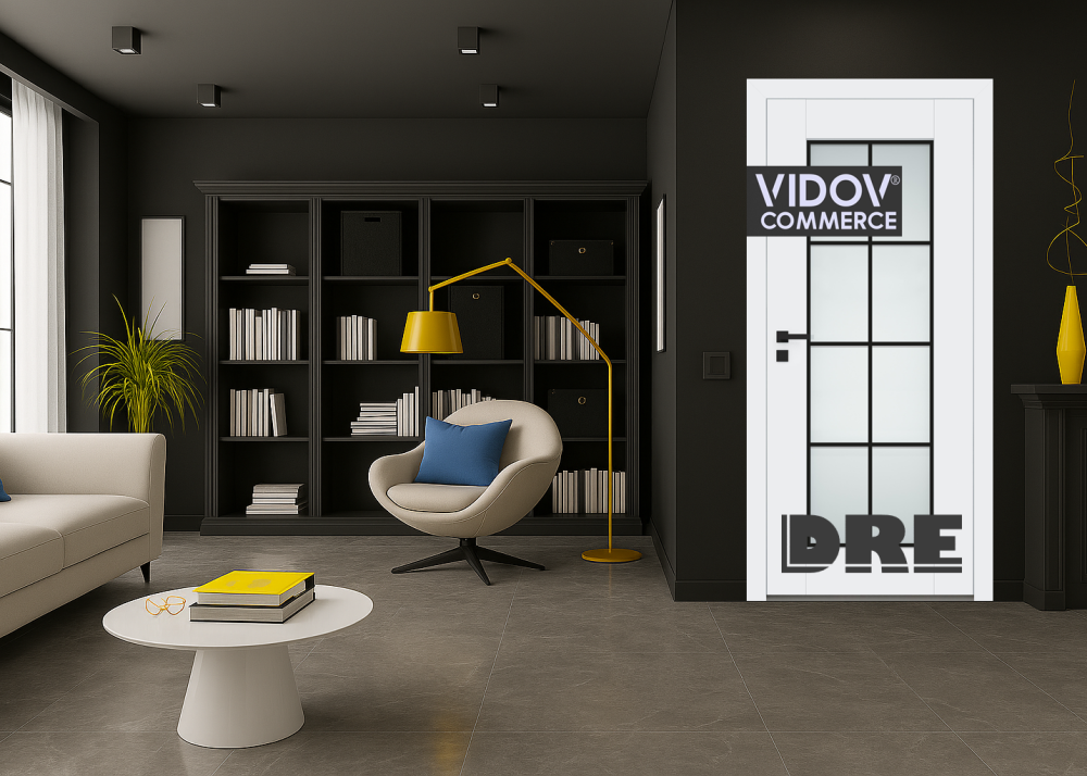 Интериорна врата Estra 8 Бял Мат