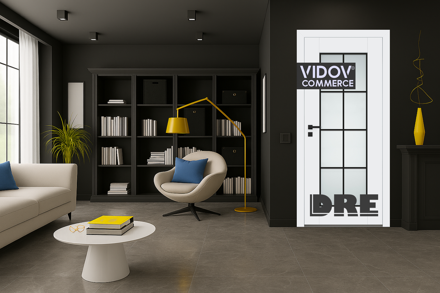 Интериорна врата Estra 8 Бял Мат