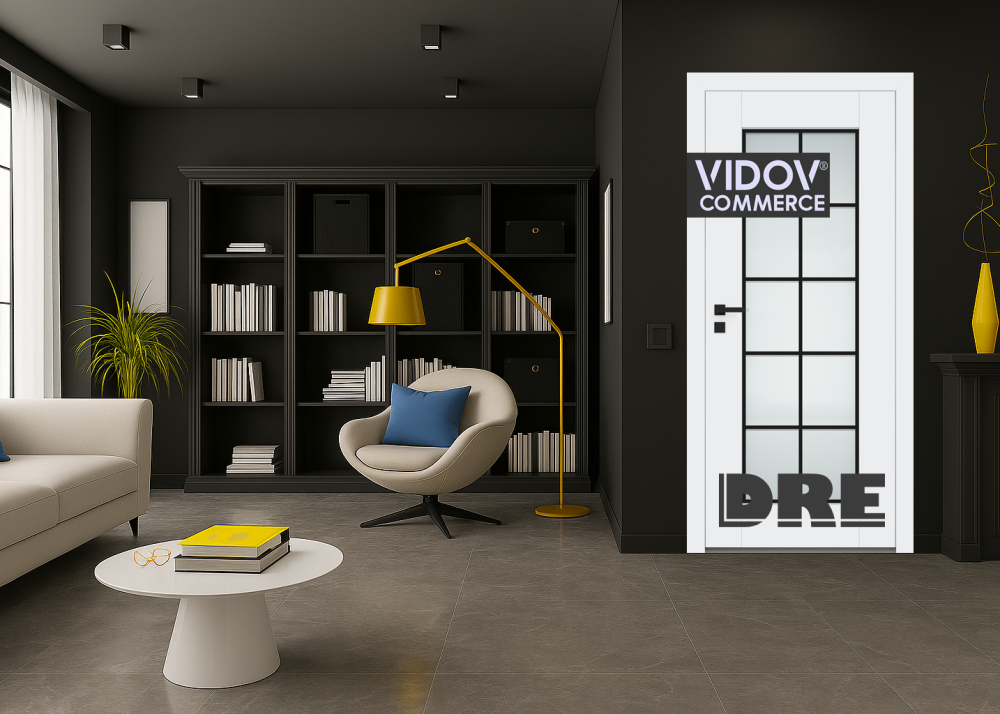 Интериорна врата Estra 9 Бял Мат