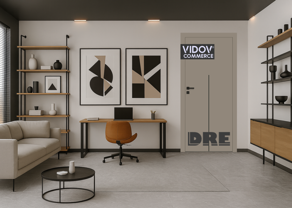 Интериорна врата Nova 80 Топло Сив Мат