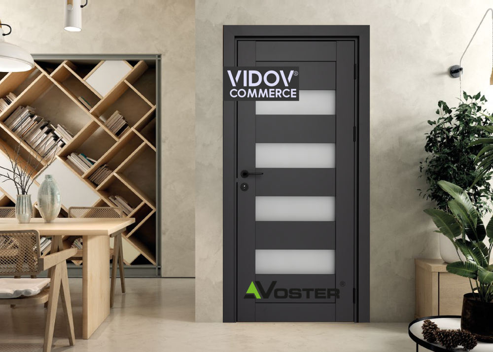 Интериорна врата Murano 10 Графитен Мат