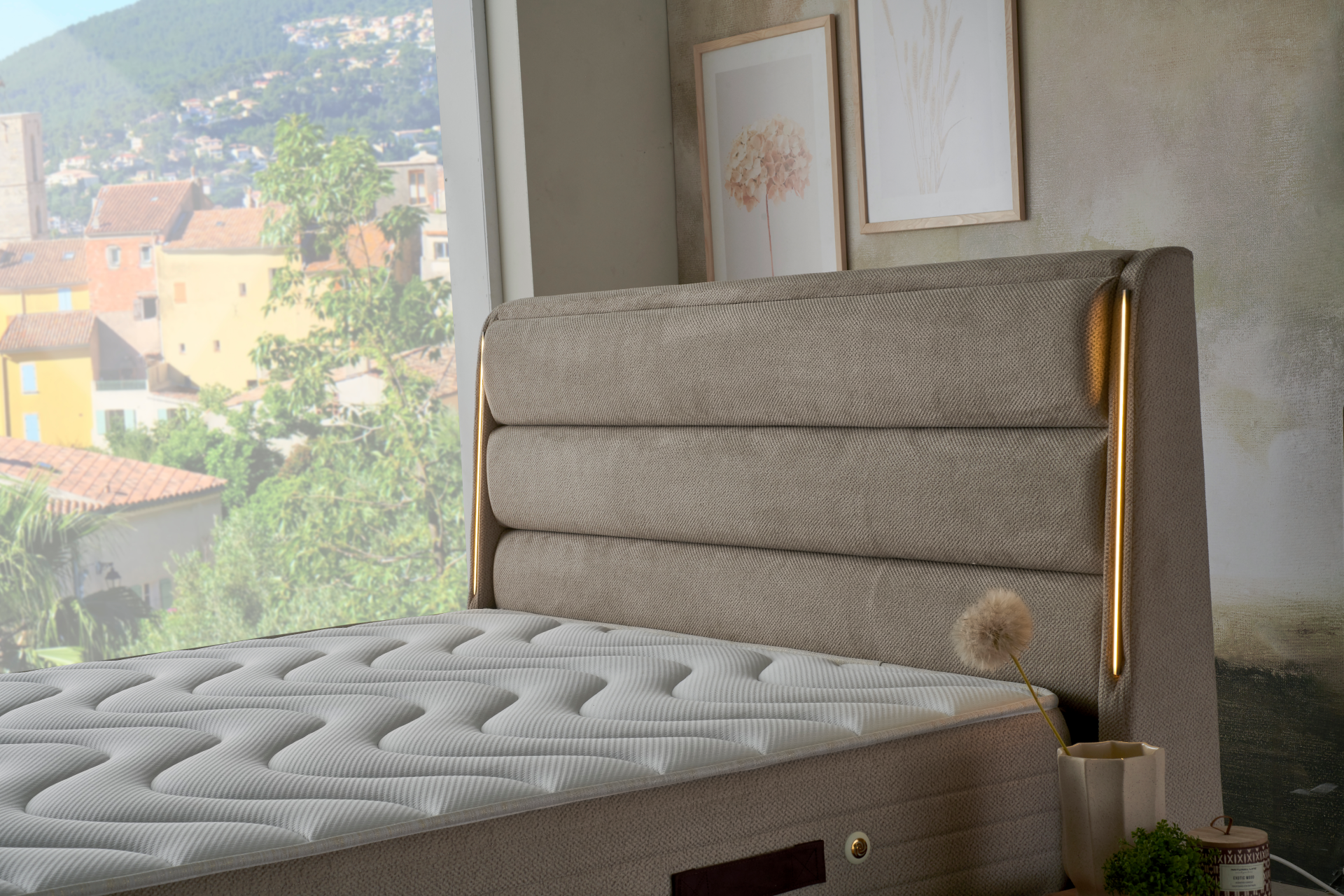 Тапицирано легло Grande Cotton PL Bedding - с матрак или без матрак - Image 2