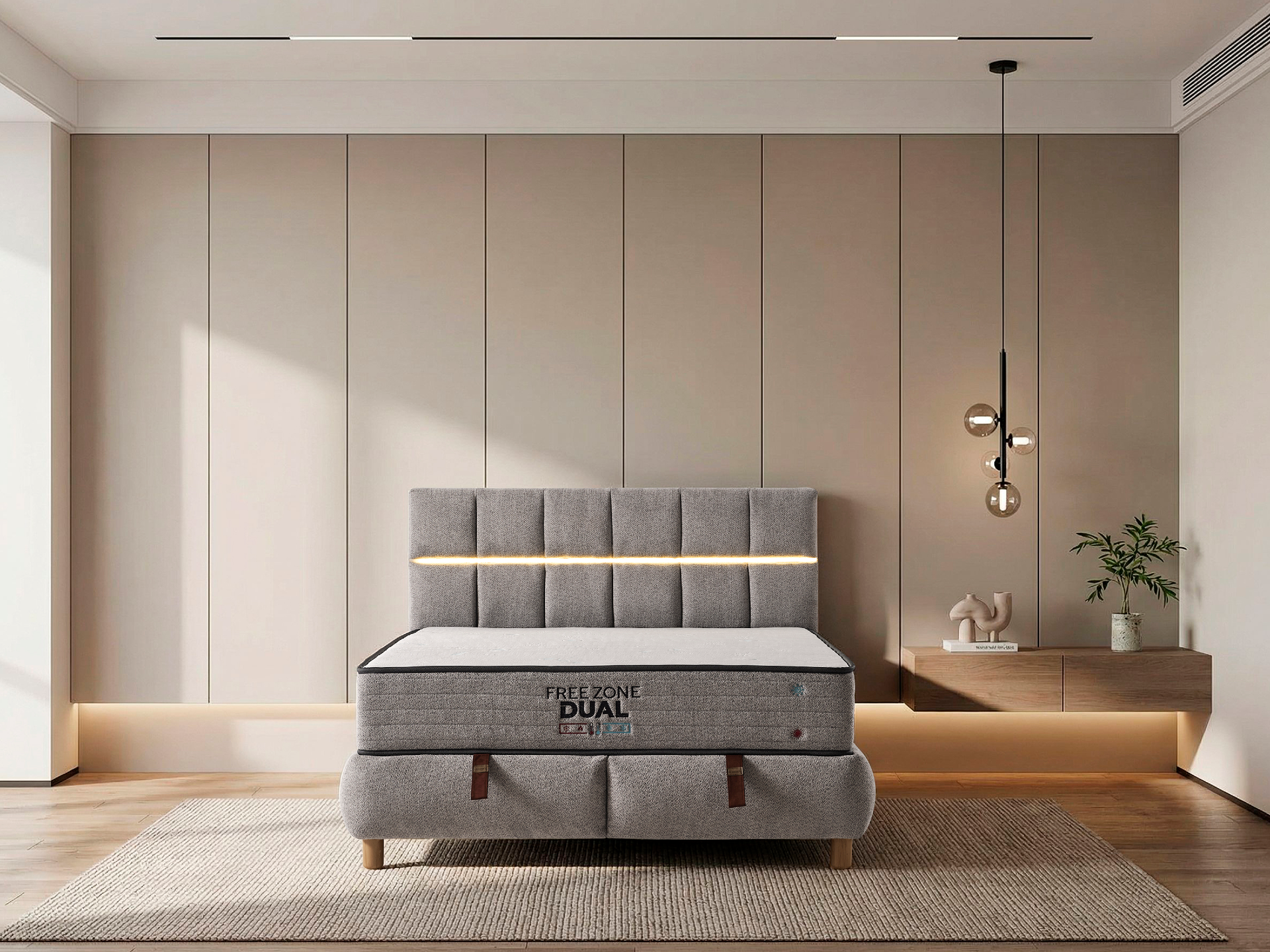 Тапицирано легло Moda с матрак Dual - Image 11