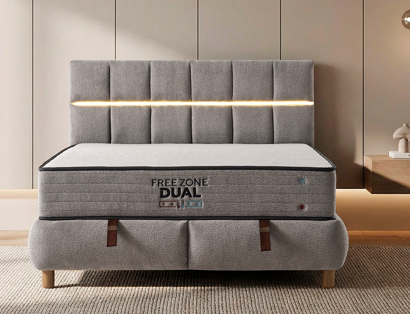 Тапицирано легло Moda с матрак Dual - Image 3