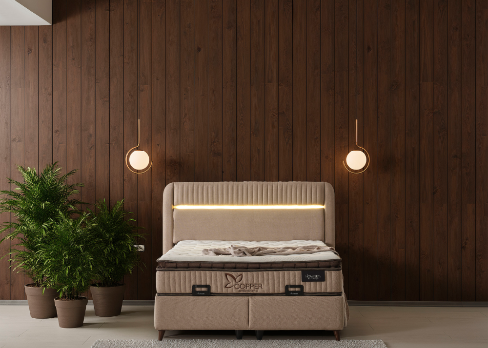 Тапицирано легло Copper с матрак Copper - Image 11