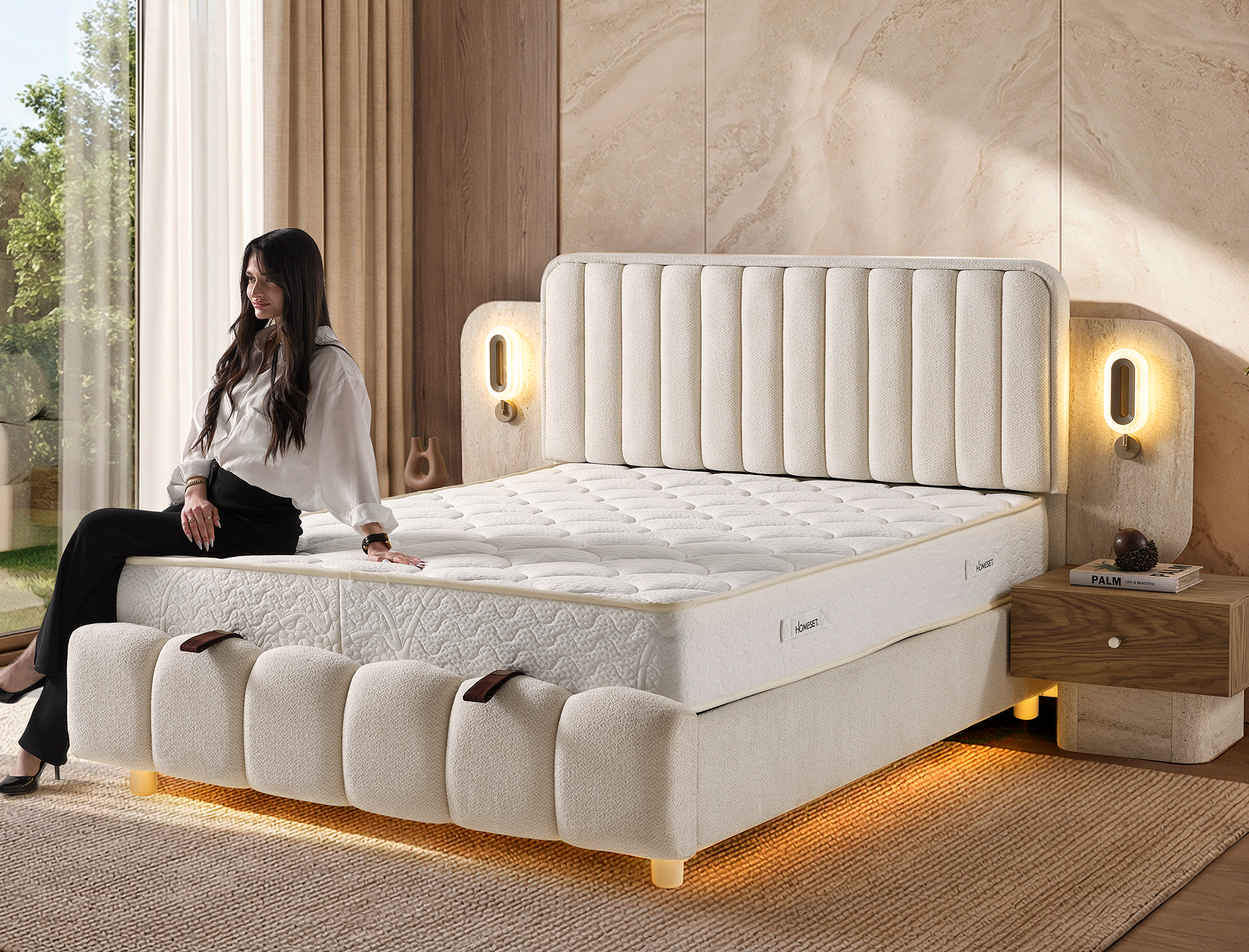 Тапицирано легло Elegant с матрак Elegant - Image 4