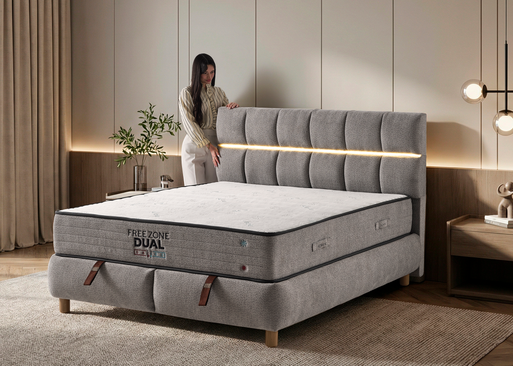 Тапицирано легло Moda с матрак Dual - Image 4