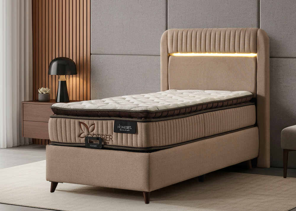 Тапицирано легло Copper 90 с матрак Copper - Image 6
