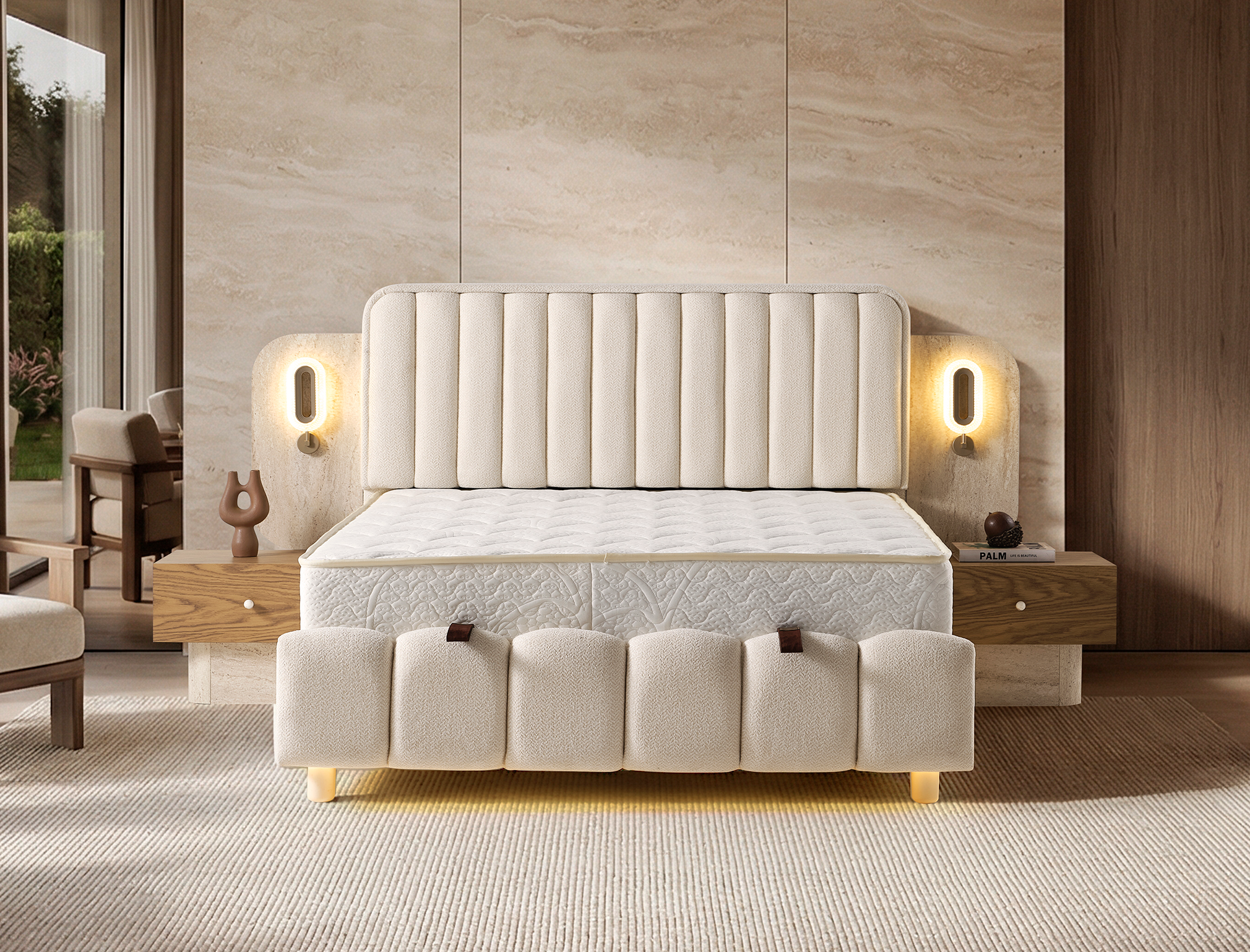 Тапицирано легло Elegant с матрак Elegant - Image 3