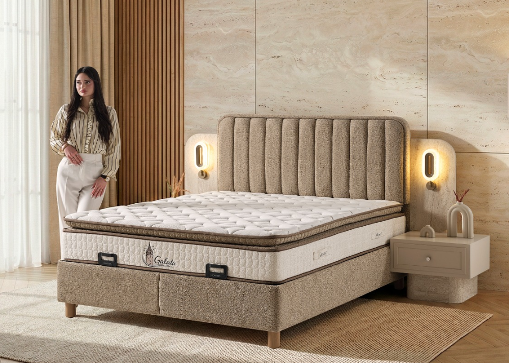 Тапицирано легло Merlin с матрак Galata - Image 8