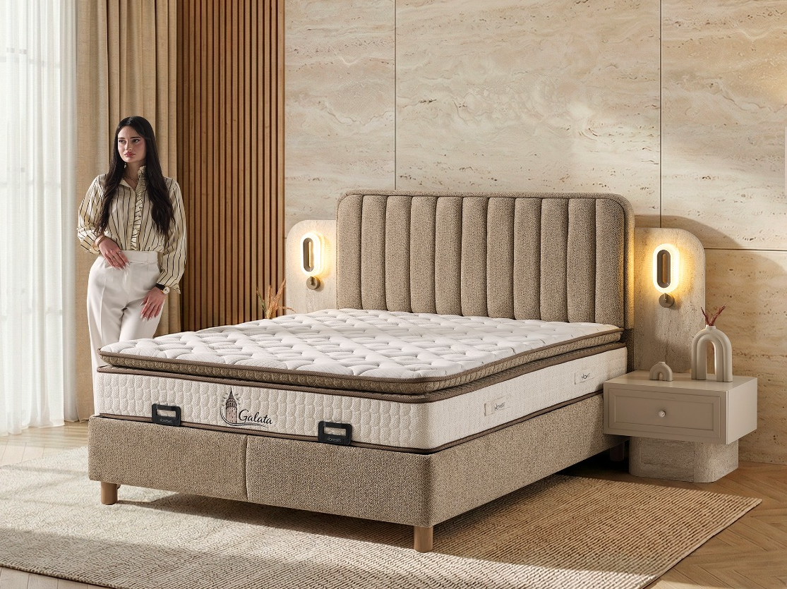 Тапицирано легло Merlin с матрак Galata - Image 8