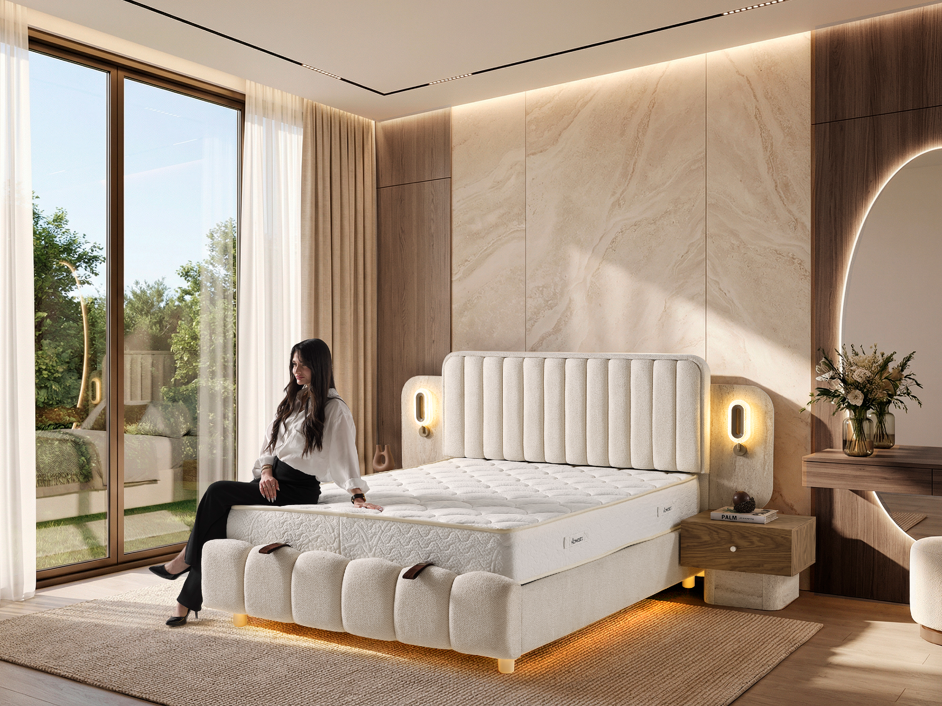 Тапицирано легло Elegant с матрак Elegant - Image 10